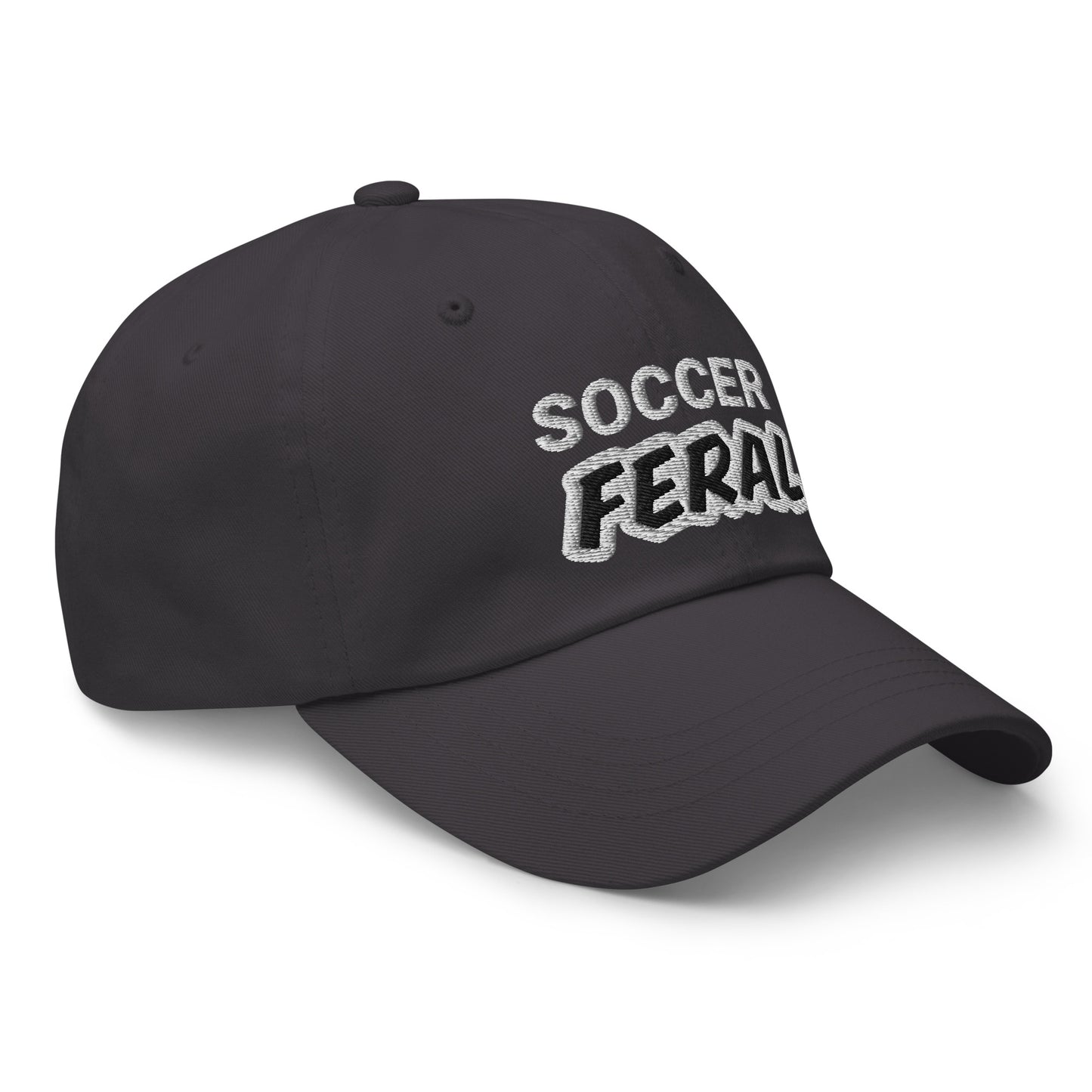 Soccer Feral™ Hat for Players and Fans Who Love and Go Wild for the Sport