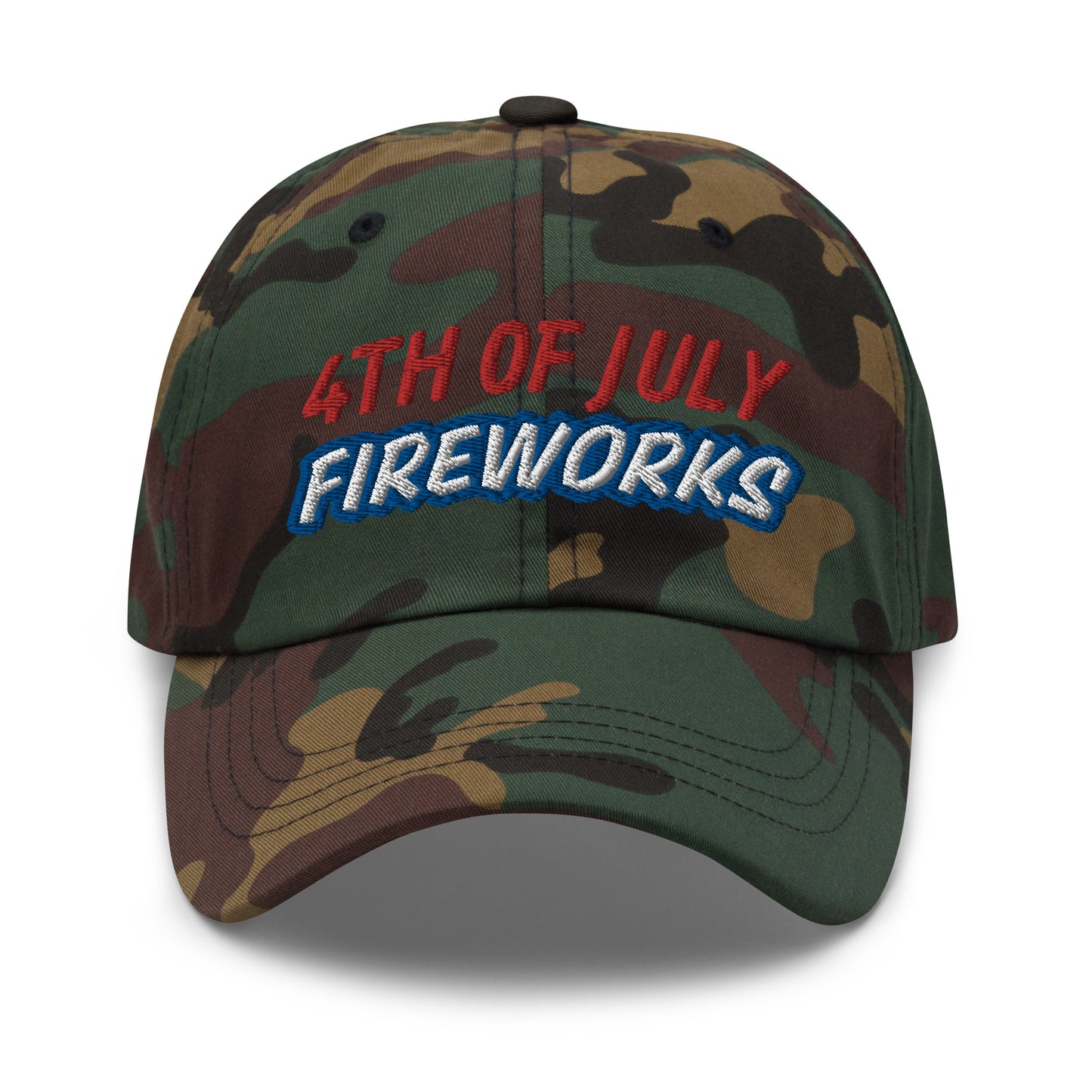 4th of July Fireworks Unisex Independence Day Ball Cap