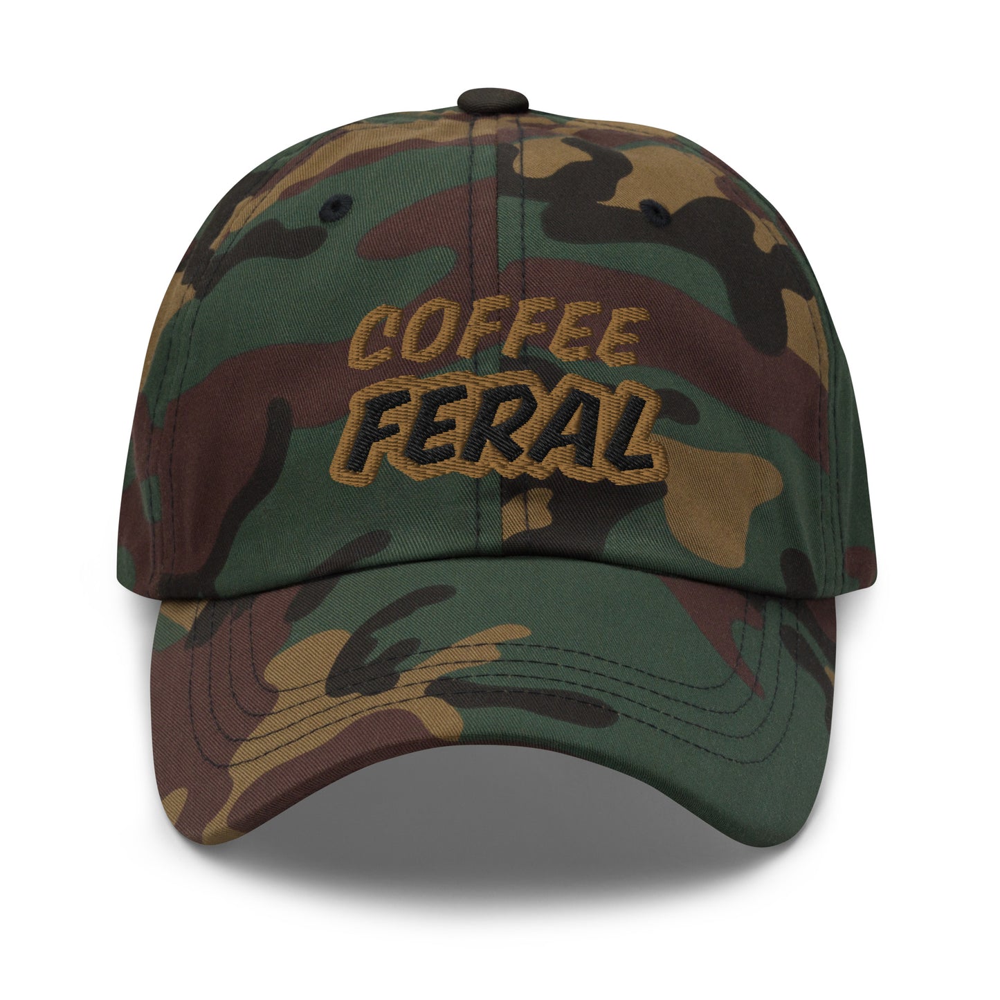 Coffee Feral™ Hat for People Who Crave and Drink Java Daily