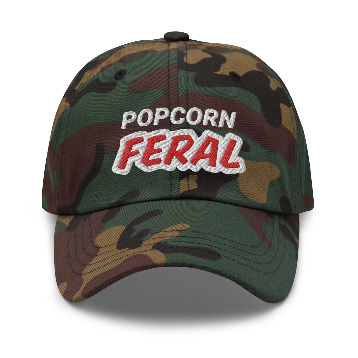 Popcorn Feral™ Hat for People Who Love Eating It Anytime as a Snack