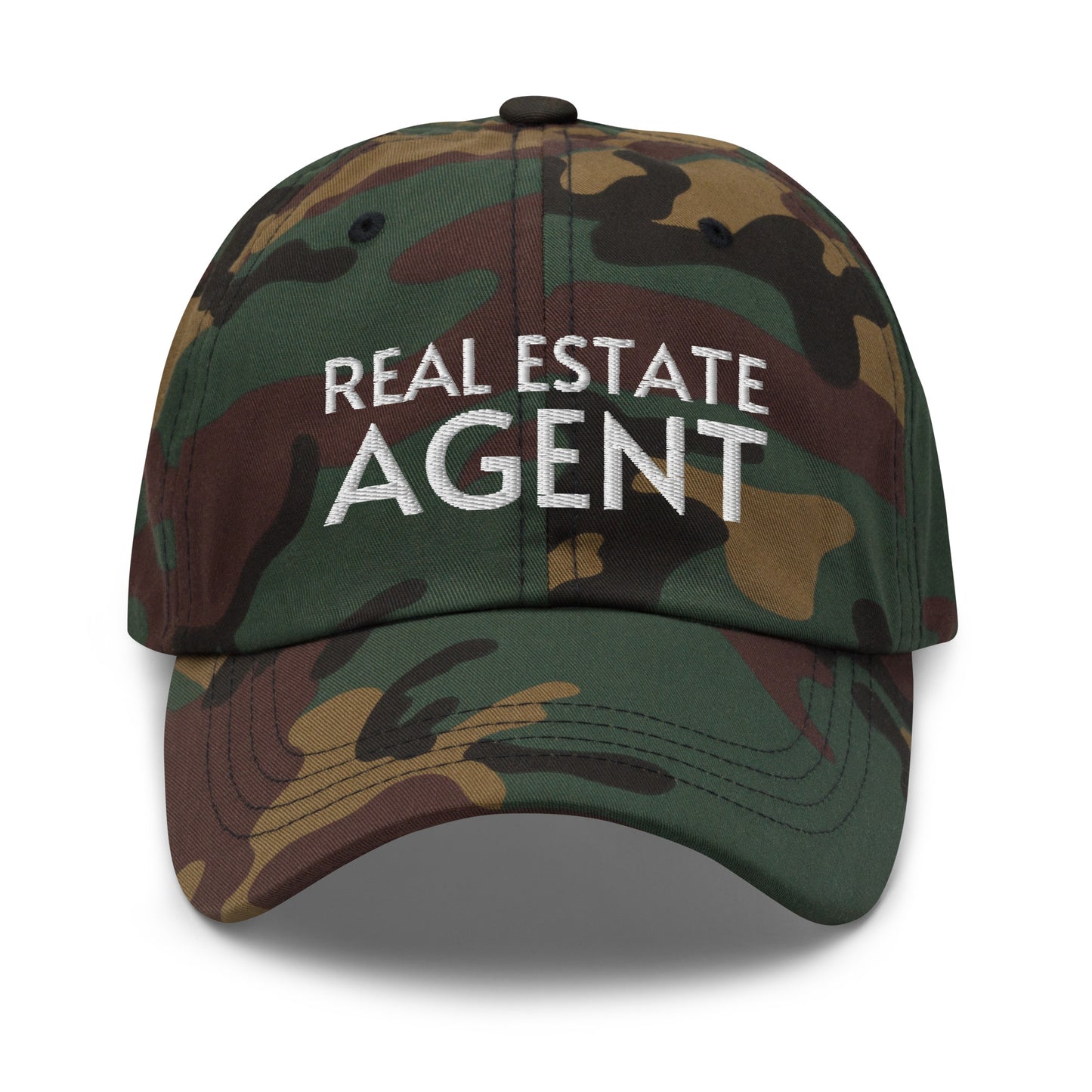 Real Estate Agent Embroidered Hat for Realtors to Advertise They Sell Properties