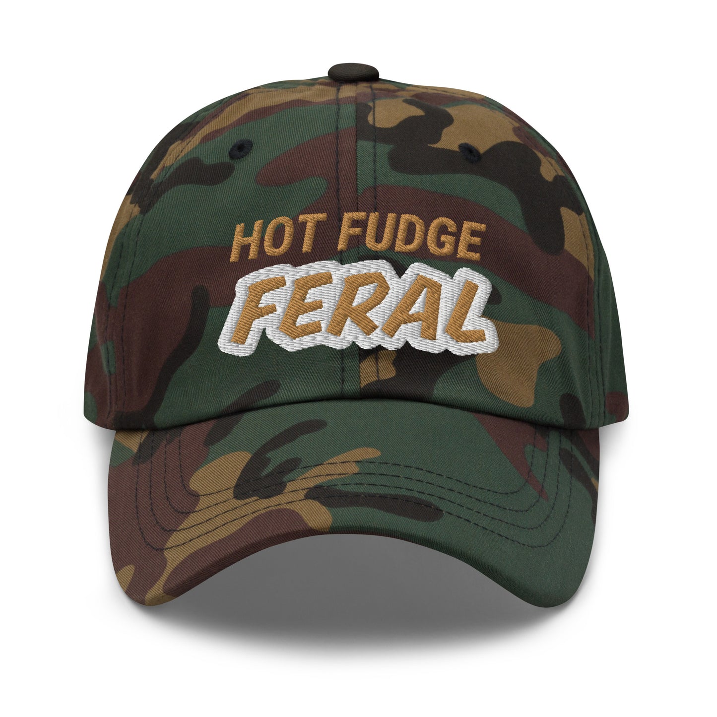 Hot Fudge Feral™ Hat for People Who Love Eating it Over Ice Cream