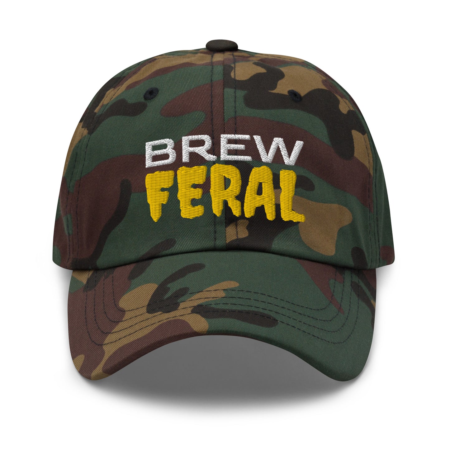 Brew Feral™ Hat, Beer Drinking Connoisseur Cool Fan Ball Cap