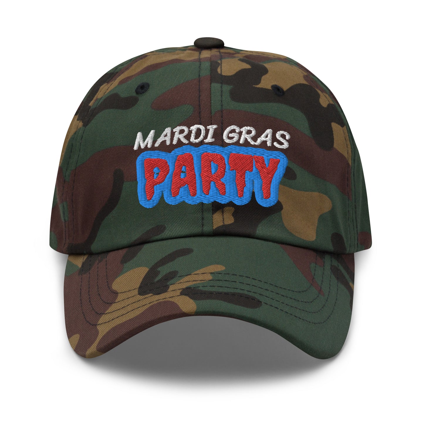 Mardi Gras Party Unisex Embroidered Ball Cap