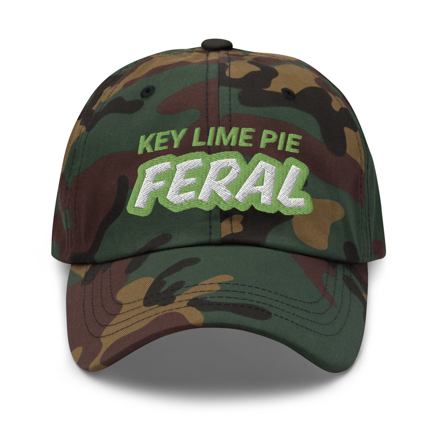 Key Lime Pie Feral™ Hat, Cool Ball Cap for People Who Go Wild for the Florida Sweet Dessert