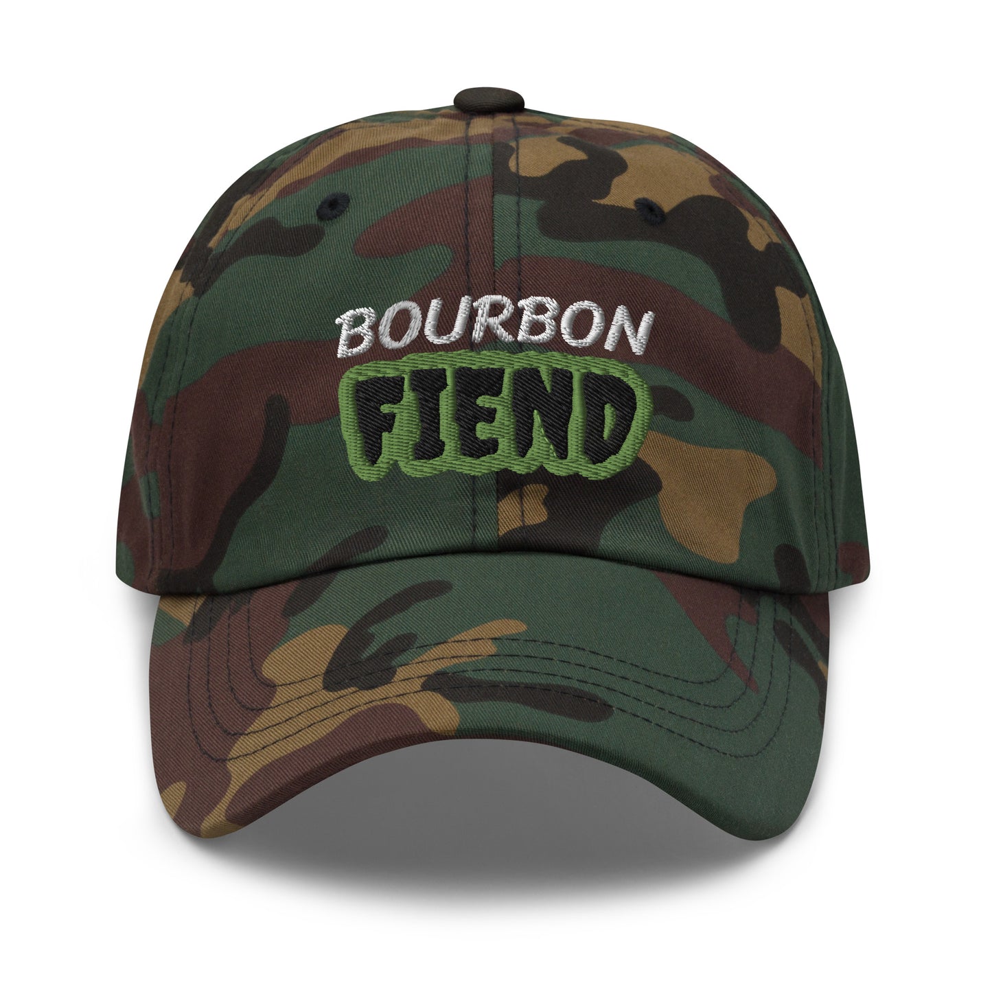 Bourbon Fiend Unisex Cool Drinker Party Ball Cap