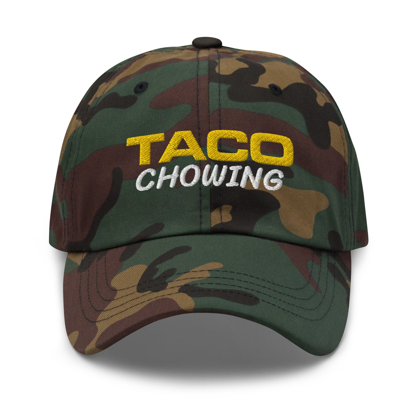 Taco Chowing™ Hat for the Fan Who Loves and Enjoys Eating Them Anytime