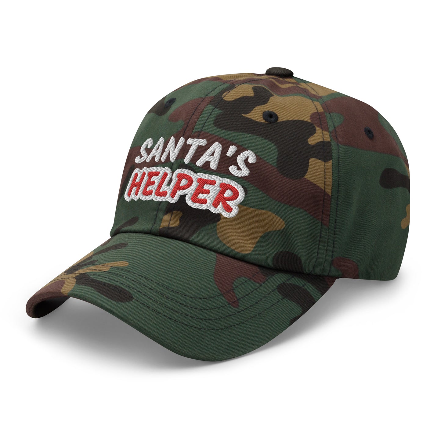 Santa's Helper Unisex Christmas Holiday Ball Cap