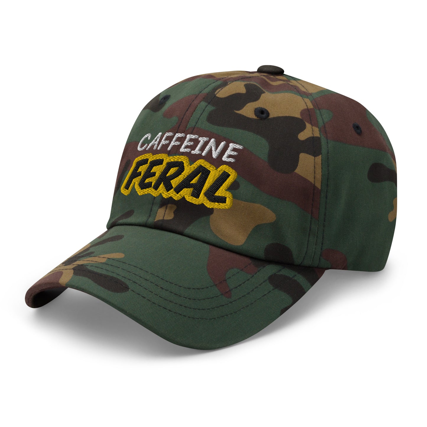 Caffeine Feral Unisex Cool Fan Ball Cap