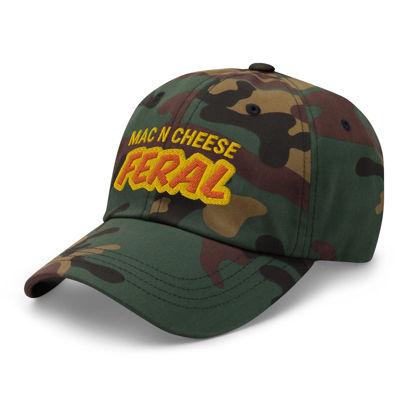 Mac N Cheese Feral™ Hat for People Who Enjoy Eating Cheesy Pasta