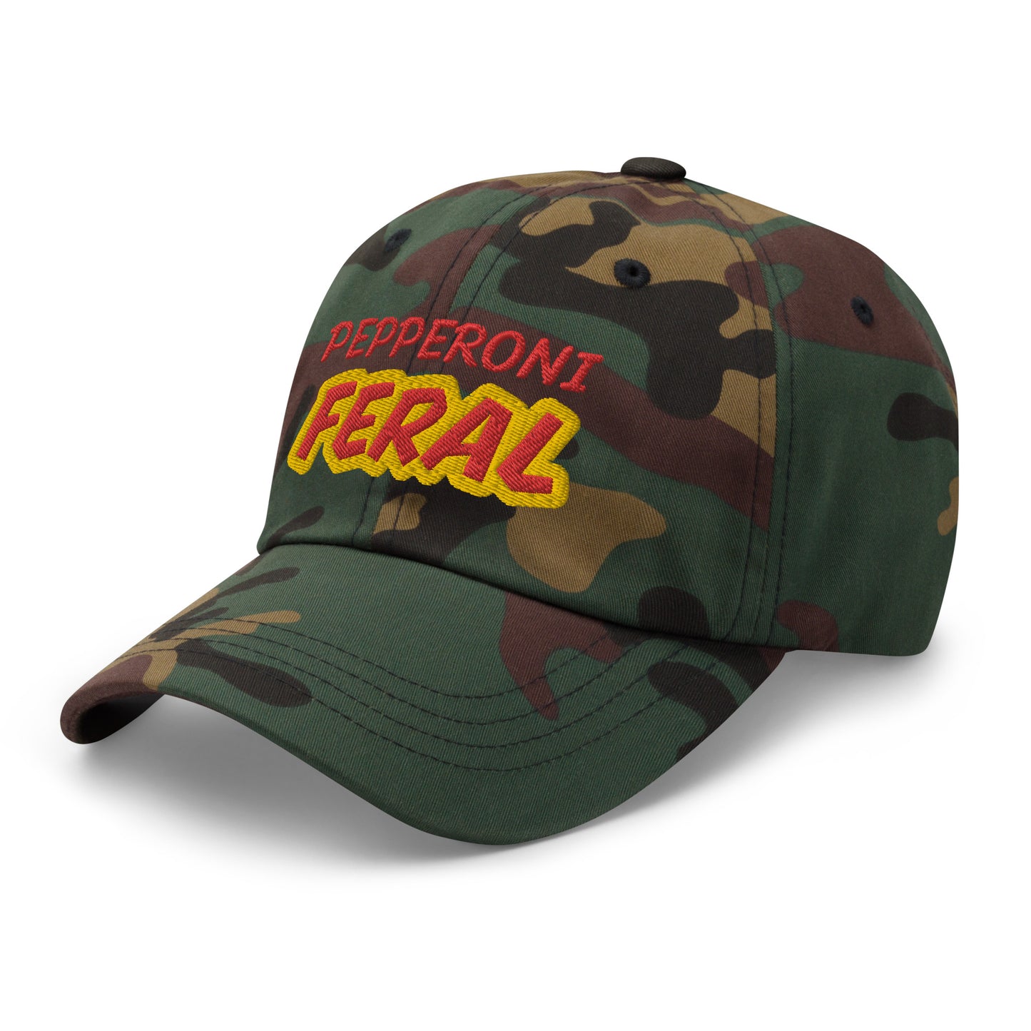 Pepperoni Feral™ Hat for People Who Love Eating It Especially On a Pizza