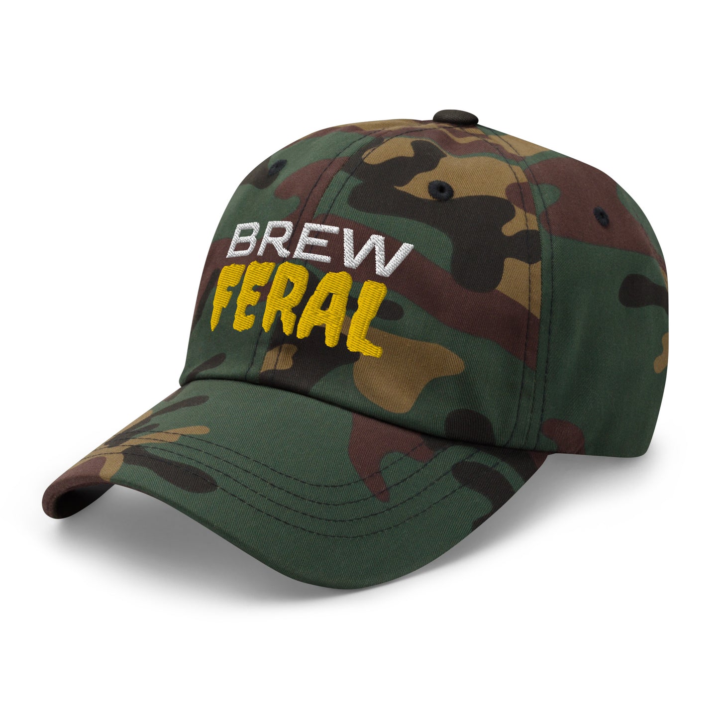 Brew Feral™ Hat, Beer Drinking Connoisseur Cool Fan Ball Cap