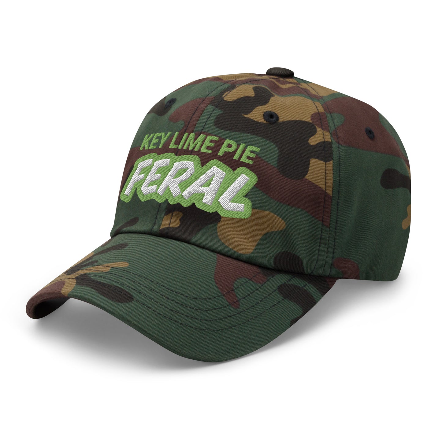 Key Lime Pie Feral™ Hat, Cool Ball Cap for People Who Go Wild for the Florida Sweet Dessert