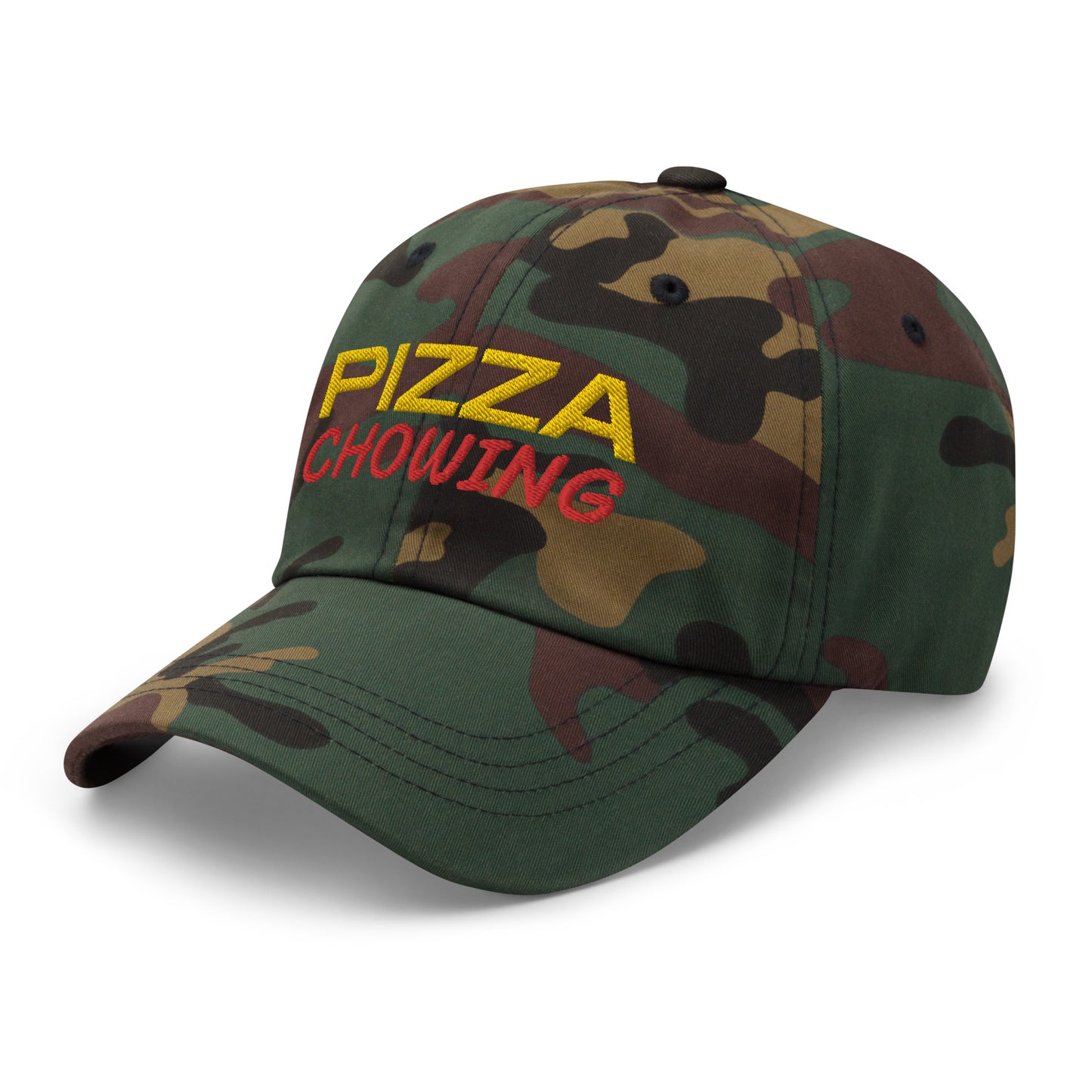 Pizza Chowing™ Hat for the Fan Who Loves and Enjoys Eating It Anytime