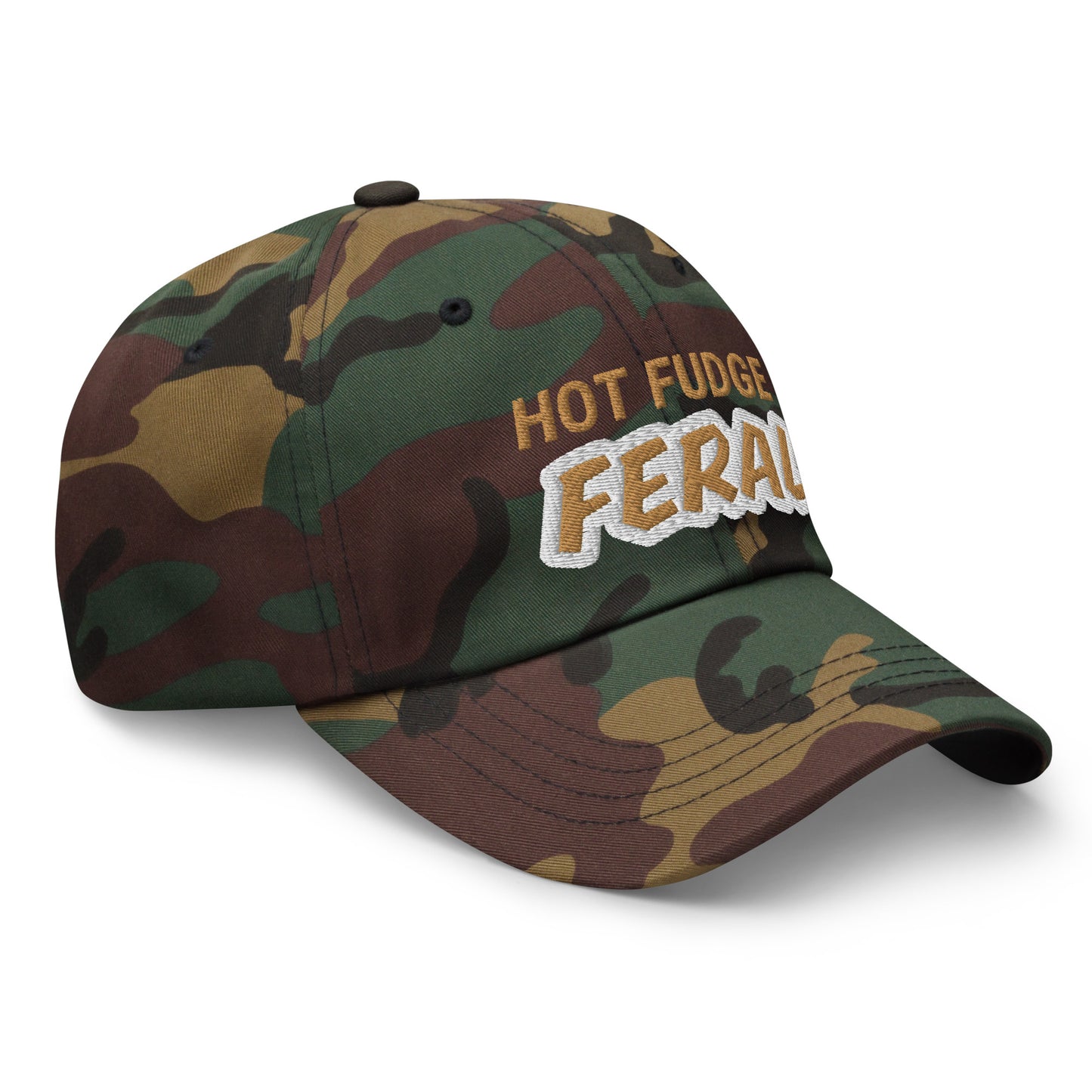 Hot Fudge Feral™ Hat for People Who Love Eating it Over Ice Cream