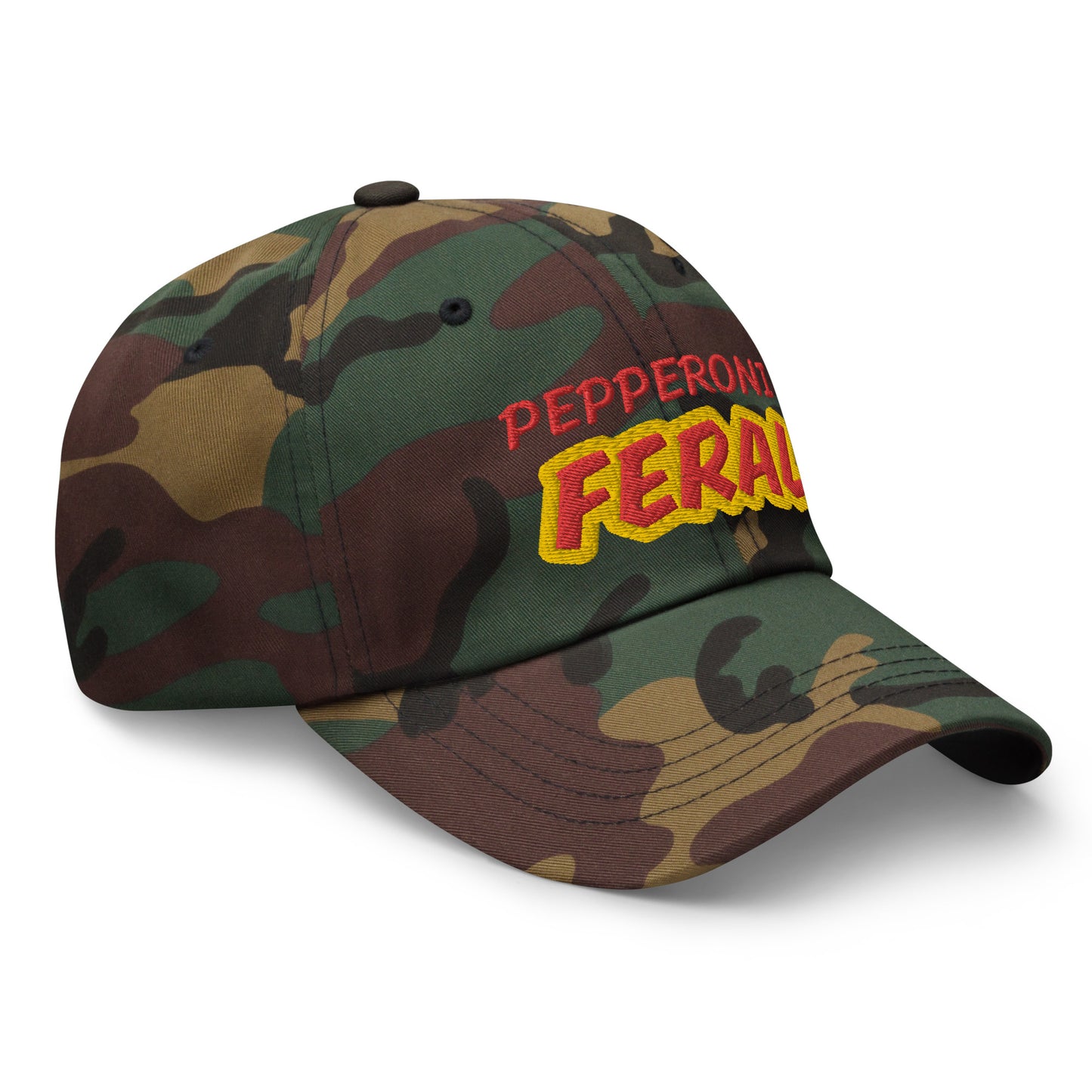 Pepperoni Feral™ Hat for People Who Love Eating It Especially On a Pizza