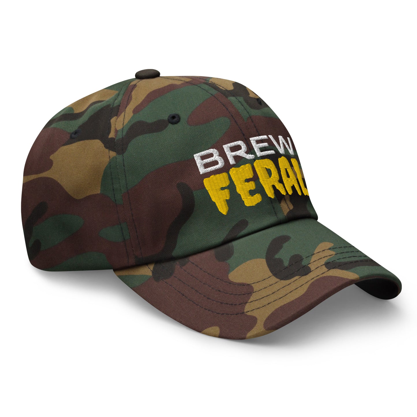 Brew Feral™ Hat, Beer Drinking Connoisseur Cool Fan Ball Cap