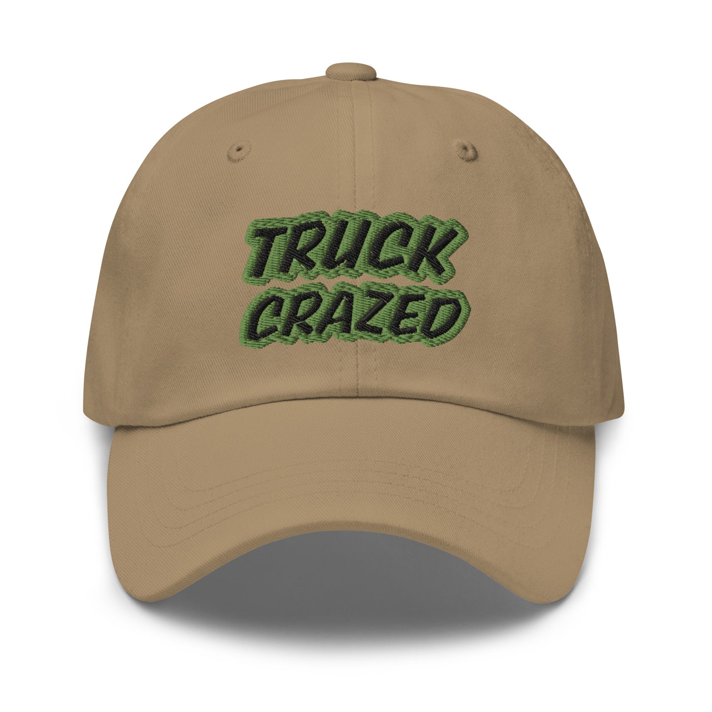 Truck Crazed ball caps are for truckers and anyone who drives trucks who goes wild for being on the open road and is crazy about driving one