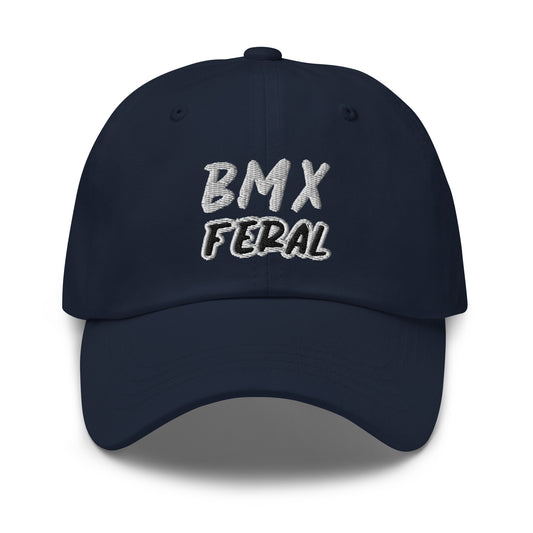 BMX Feral embroidered sports ball caps are for all riders and fans who go wild for the sport and can't get enough of the action.