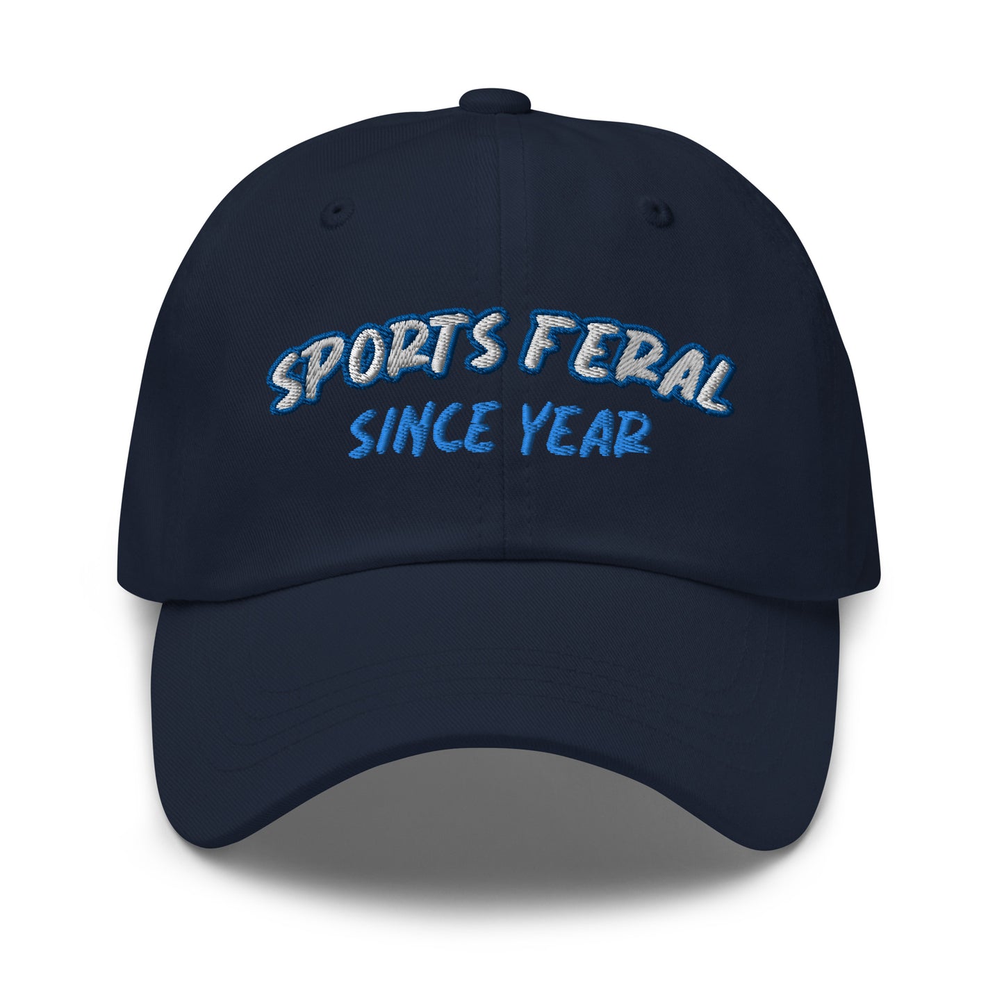 Sports Feral™ Fan Year Custom Ball Cap