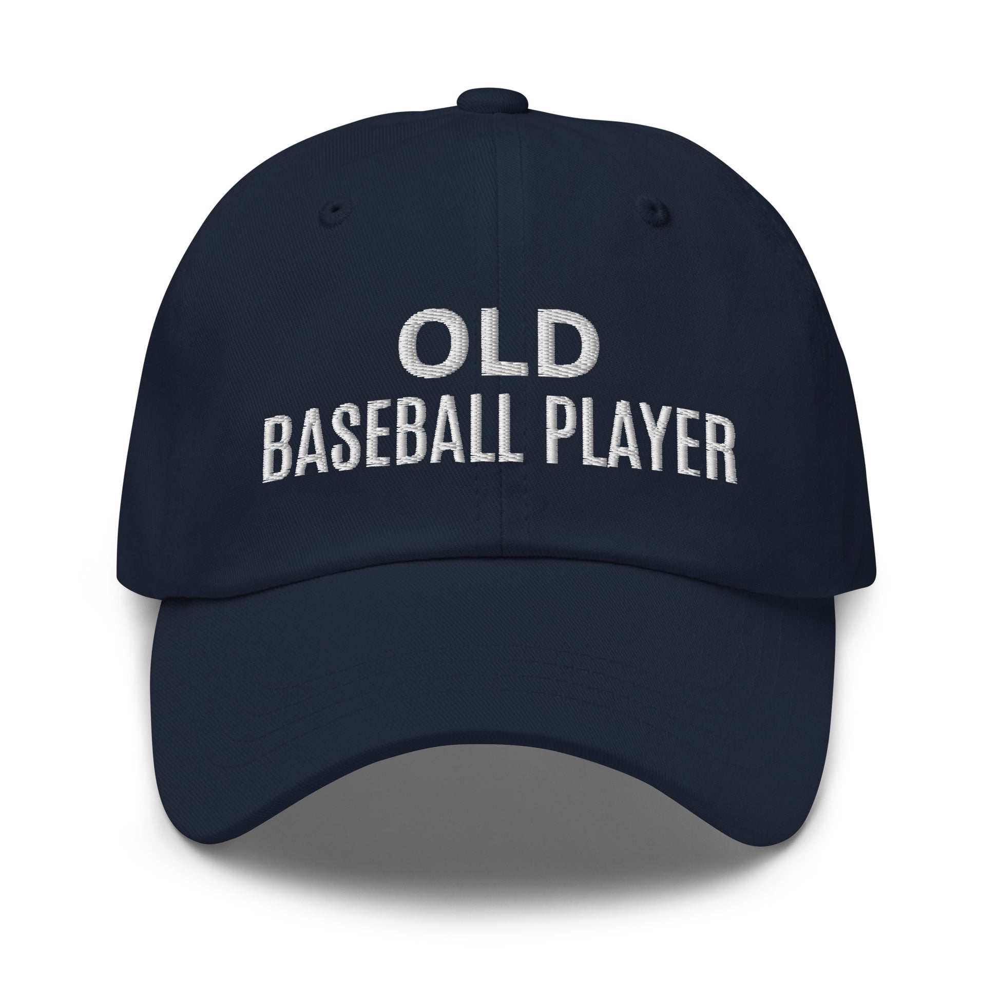 Old Baseball Player brand sports ball cap for veteran and former players to share they once played the game.