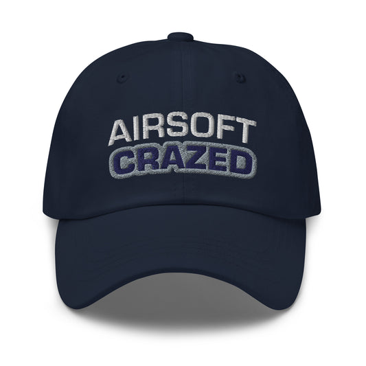 Airsoft Crazed embroidered sports ball caps are for players and fans who go crazy for the game and can't get enough of the sport. 