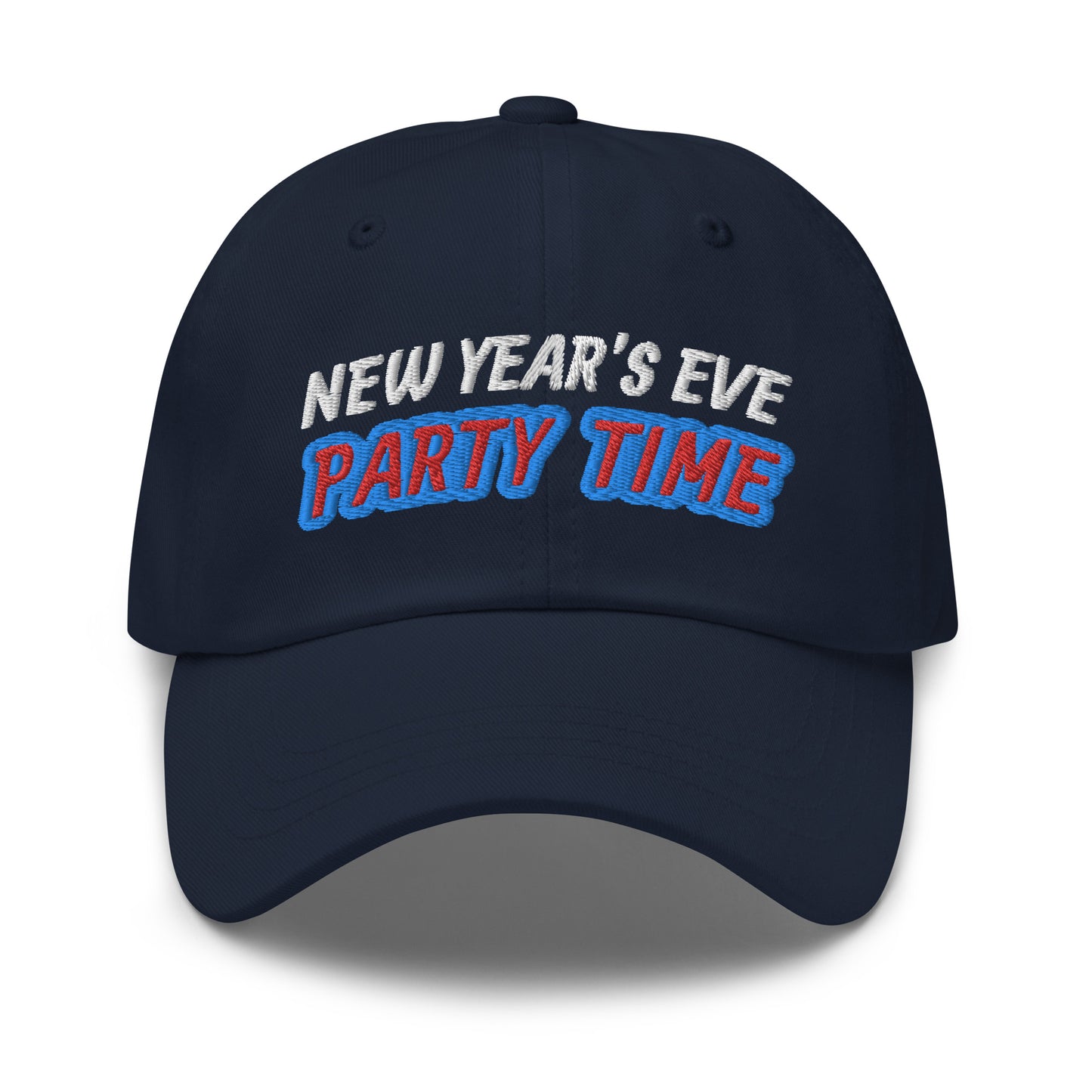 New Year's Eve Party Time ball caps are for anyone who goes wild for the holiday, festivities, and celebrating the upcoming new year.