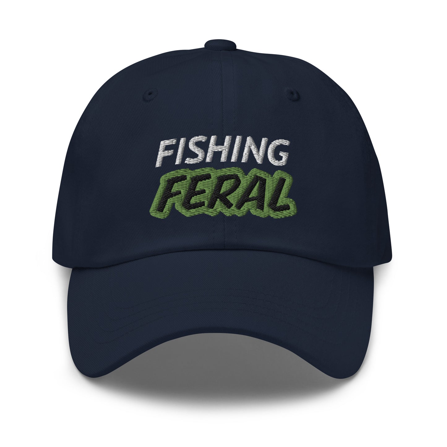 Fishing Feral™ Hat for People Who Love and Go Wild for Catching Fish