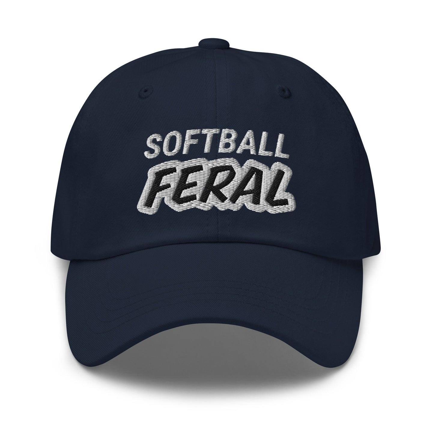 Softball Feral™ Hat for Players and Fans Who Love the Game and Go Wild for the Sport