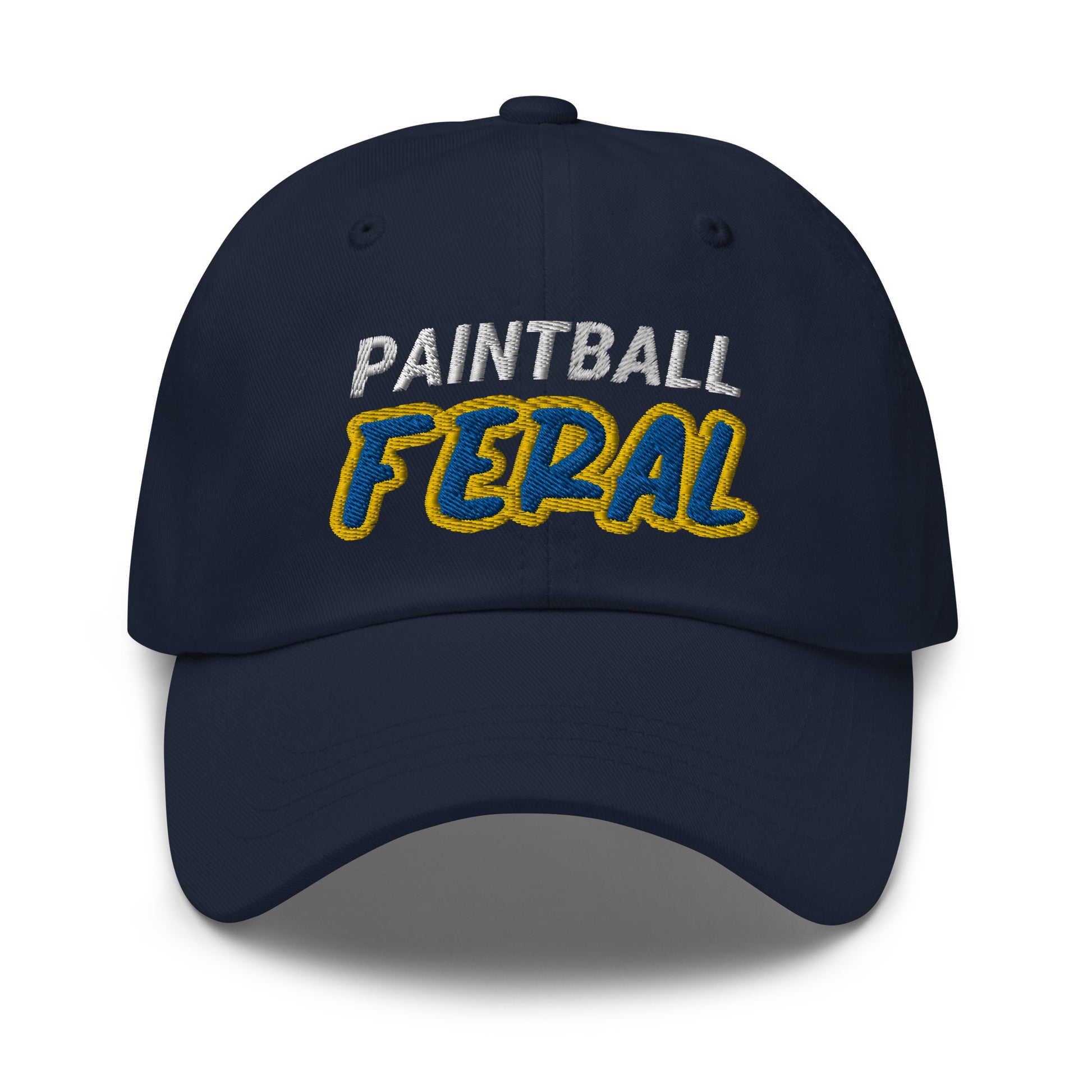 Paintball Feral embroidered sports ball caps are for players who go wild for the game, and this baller cap makes a great gift!