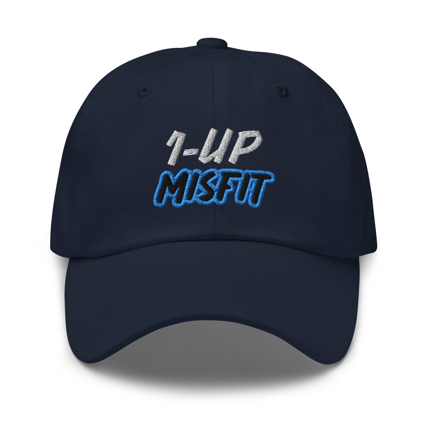 1-UP Misfit ball caps are for gamers who go crazy and wild for playing video games, and this gamer's cap is for the diehard player.