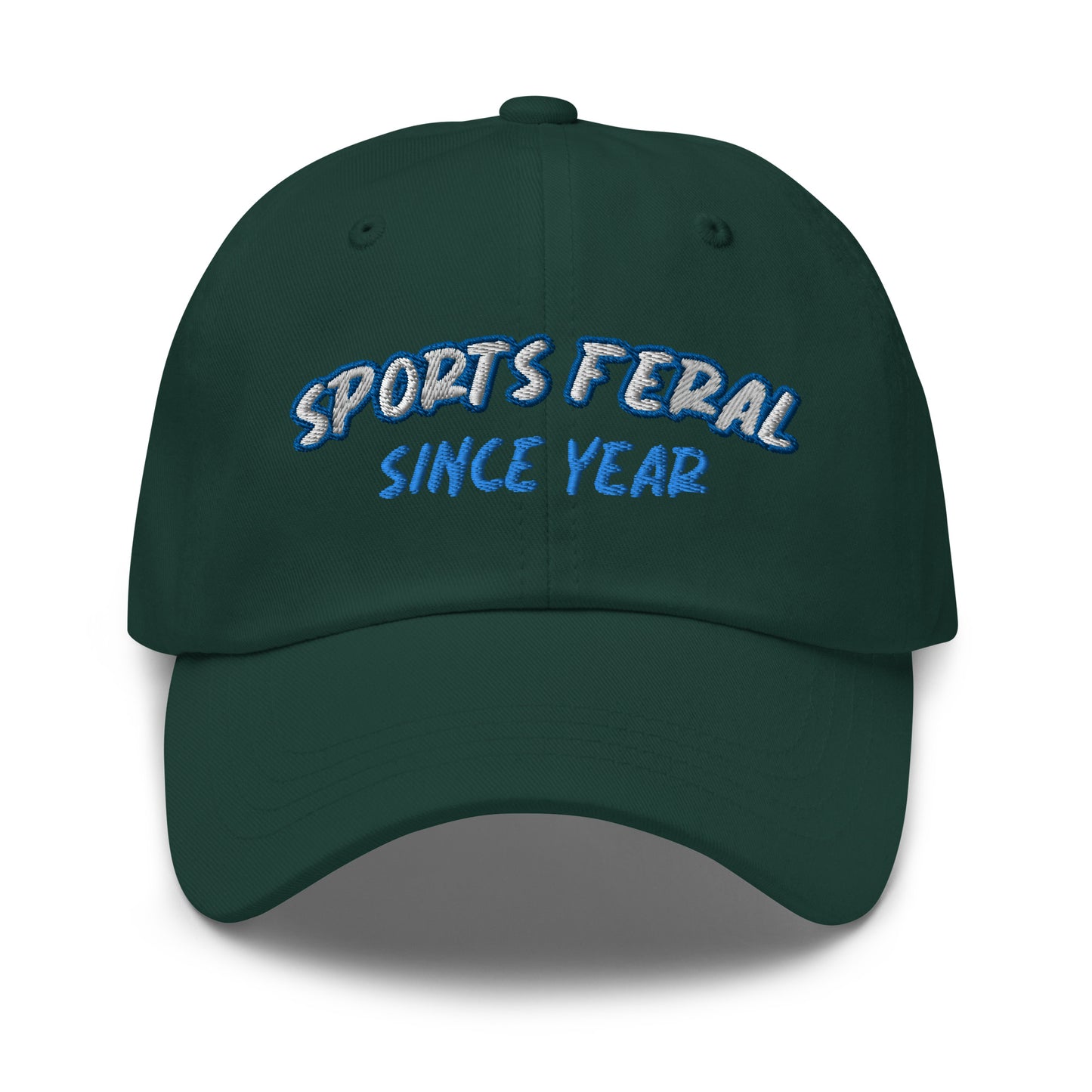 Sports Feral™ Fan Year Custom Ball Cap