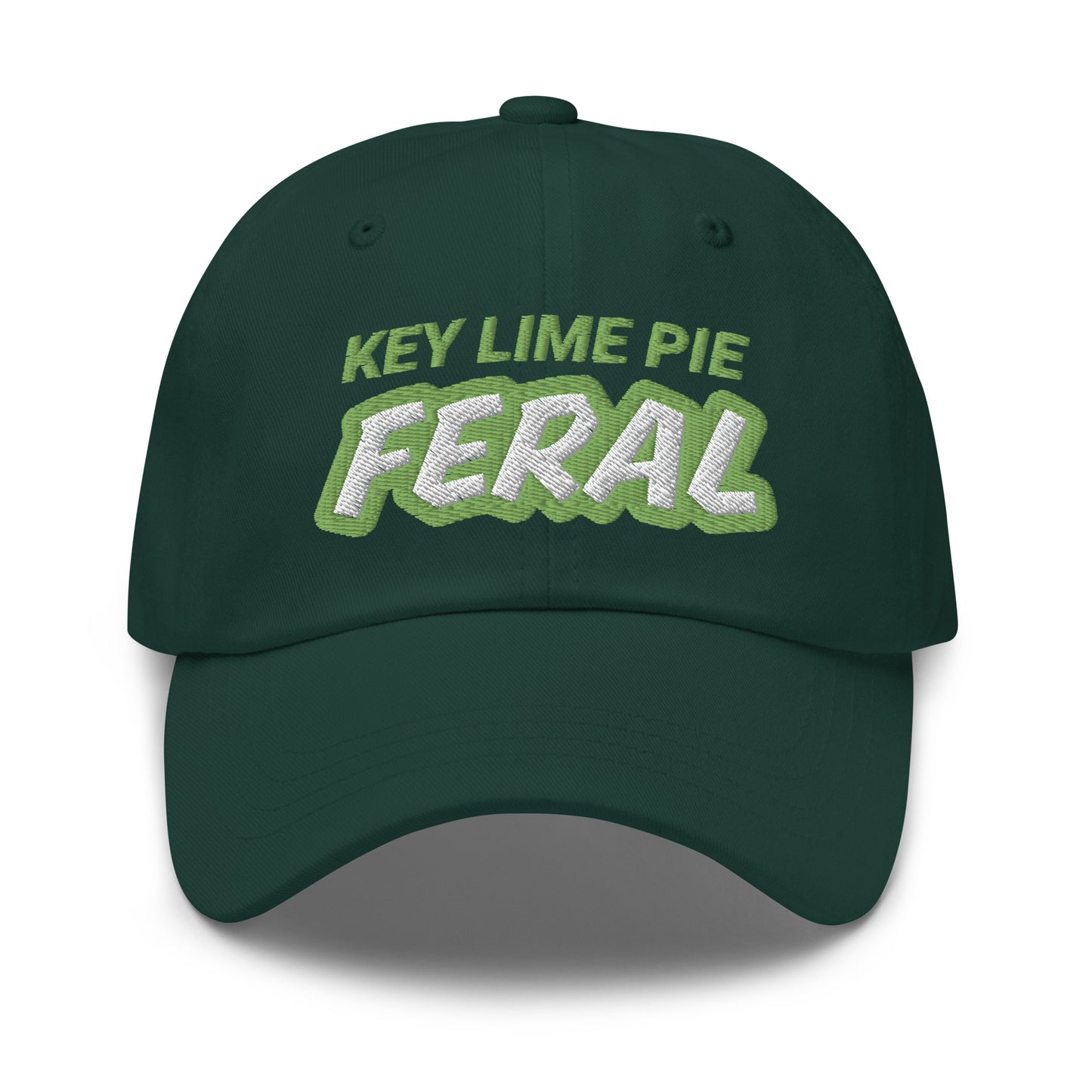 Key Lime Pie Feral™ Hat, Cool Ball Cap for People Who Go Wild for the Florida Sweet Dessert