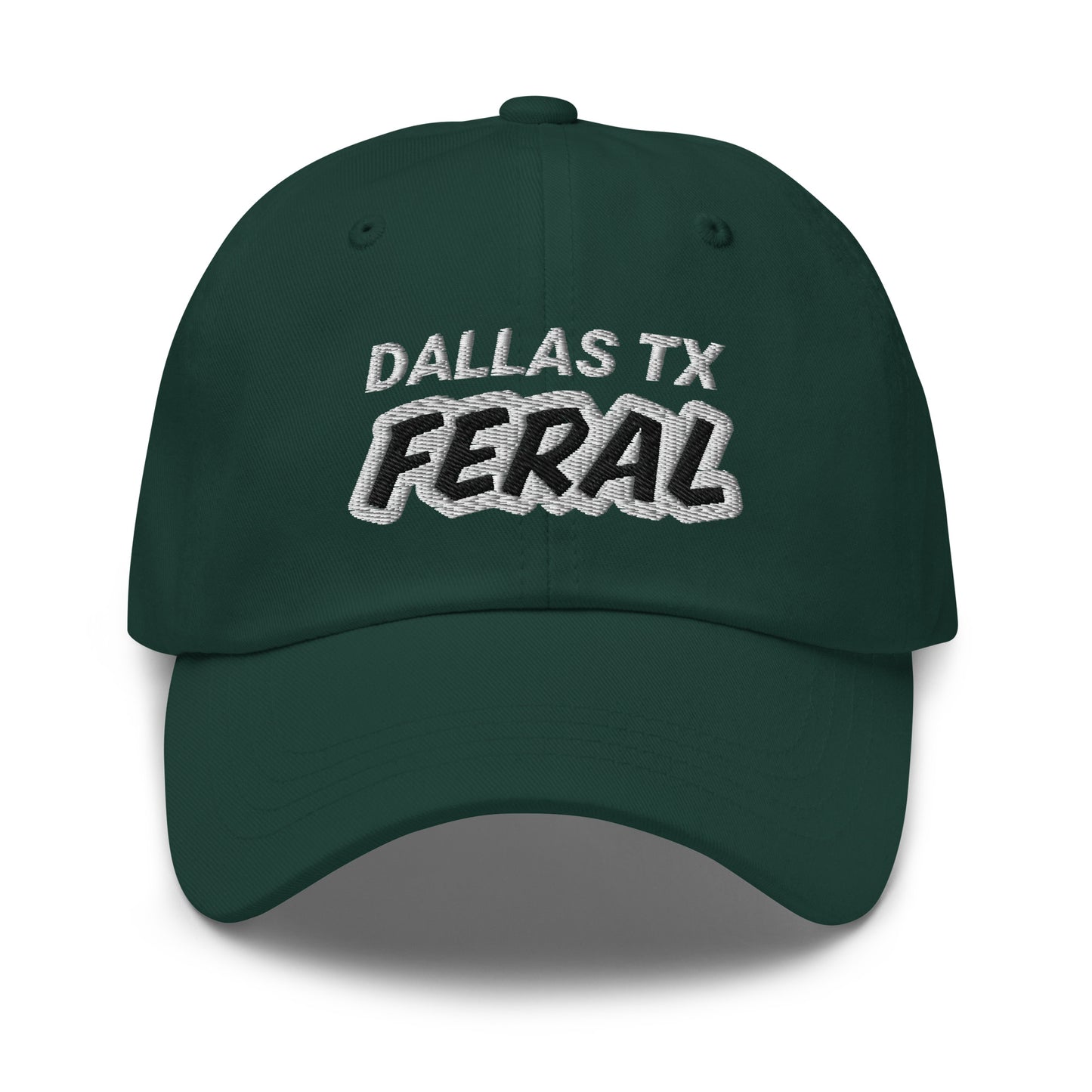 Dallas TX Feral™ Hat for People Who Love and Go Wild for the Big D City