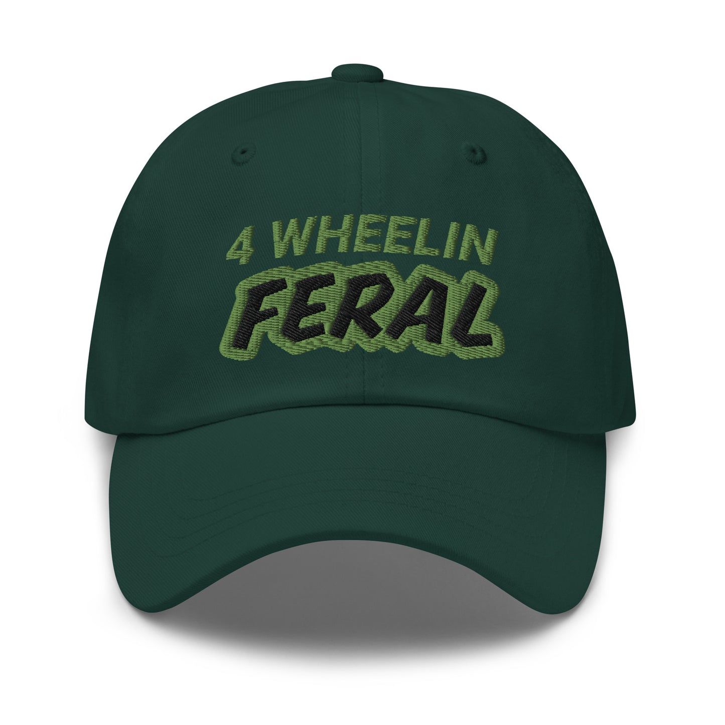 4 Wheelin Feral™ Four-Wheeling Hat for People Who Go Wild for 4WD Dirt and Mud Driving