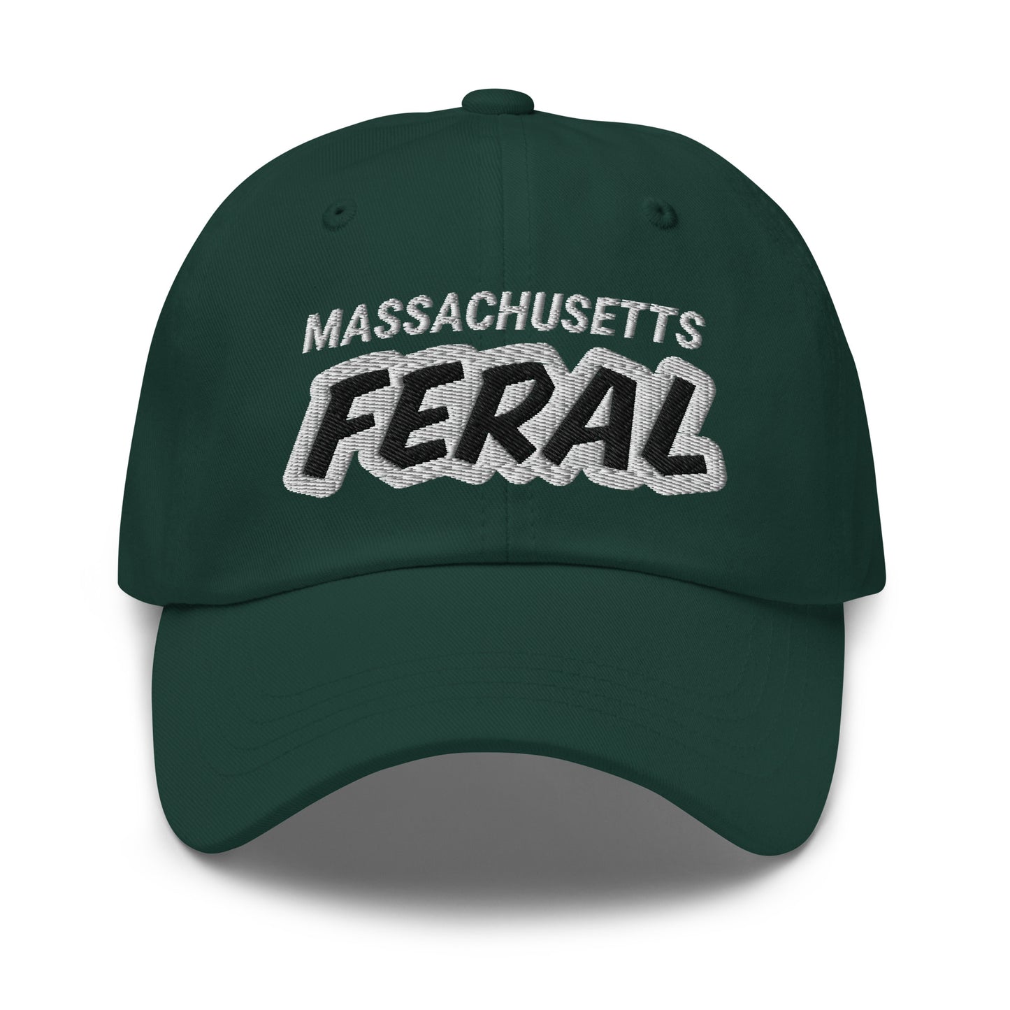 Massachusetts Feral™ Hat for People Who Love and Go Wild for the Bay State