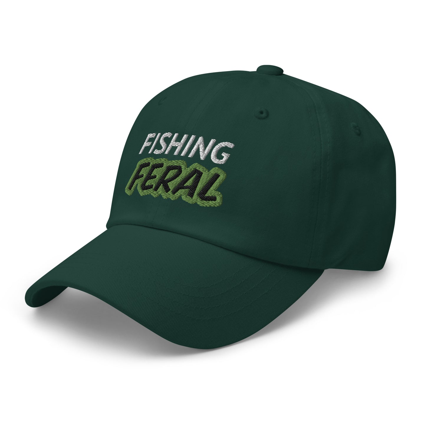 Fishing Feral™ Hat for People Who Love and Go Wild for Catching Fish