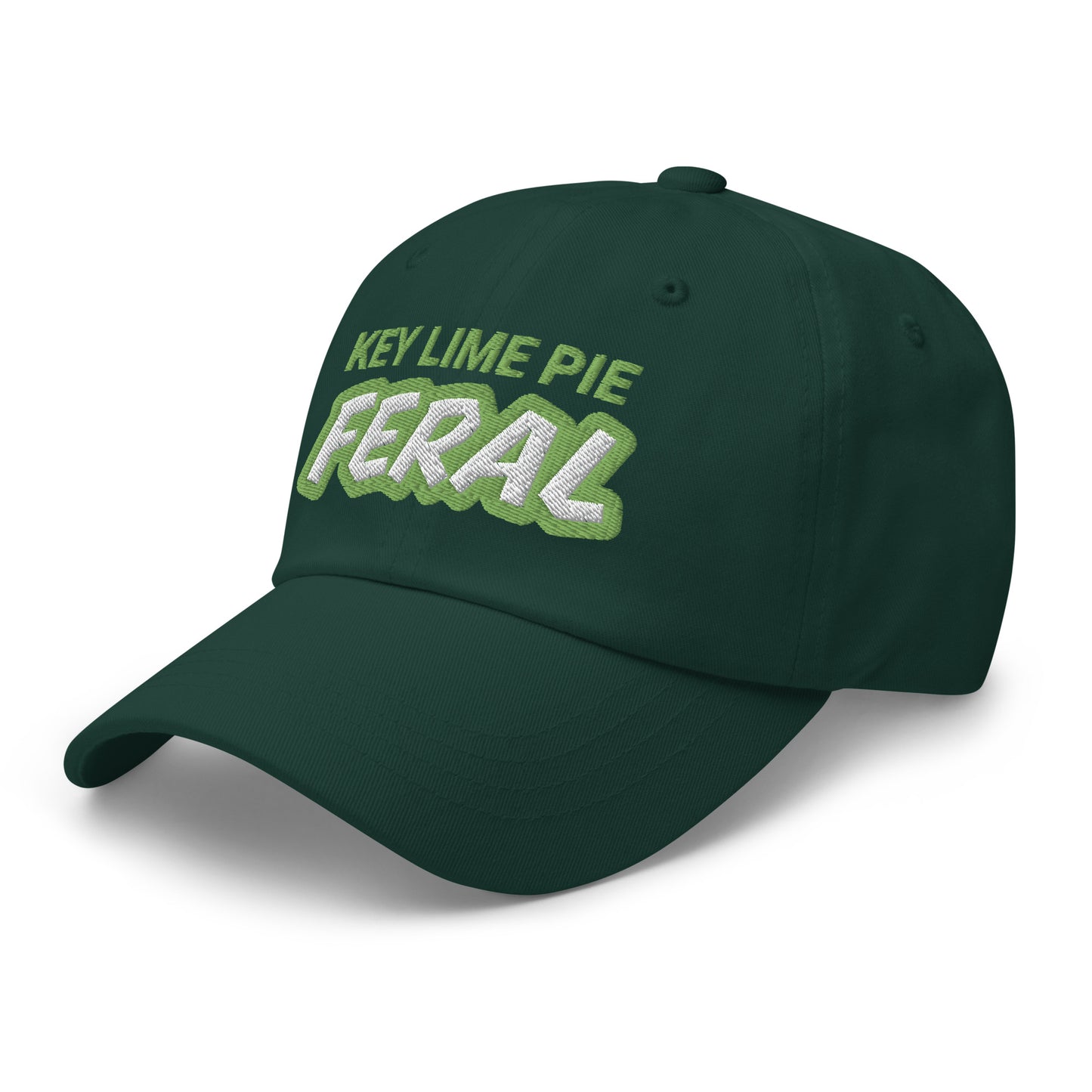 Key Lime Pie Feral™ Hat, Cool Ball Cap for People Who Go Wild for the Florida Sweet Dessert