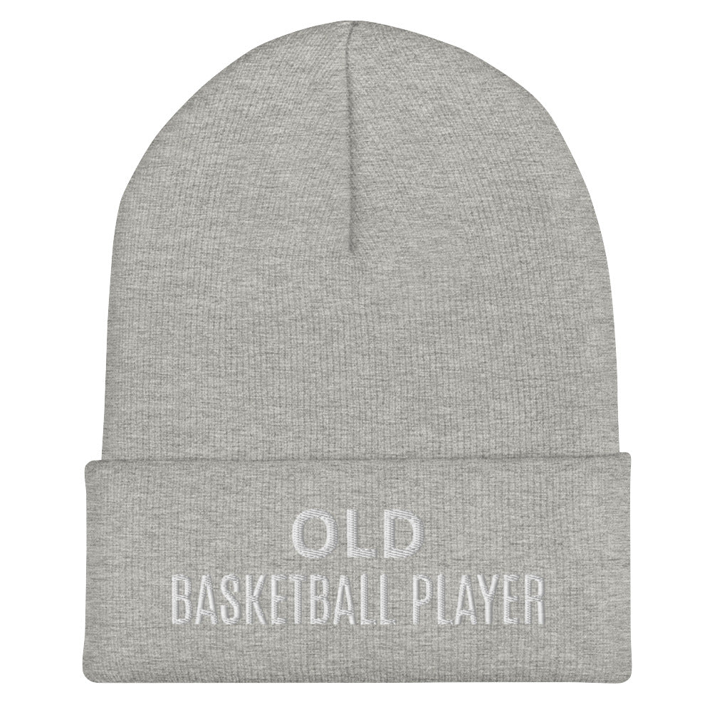 Old Basketball Player Cuffed Beanie