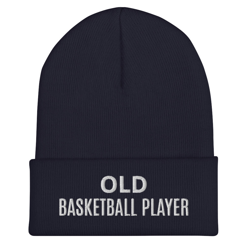 Old Basketball Player Cuffed Beanie