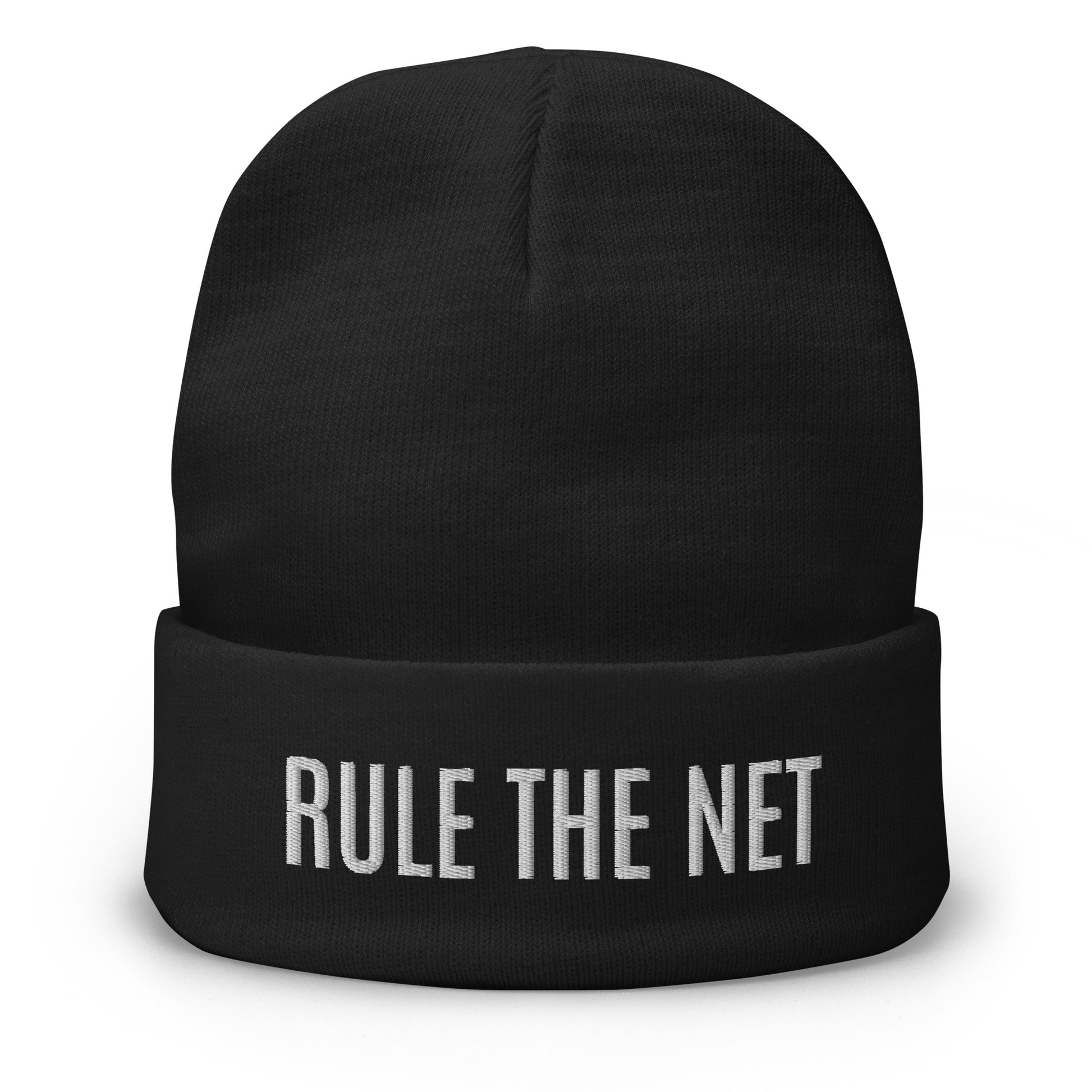 Rule The Net brand sports beanie for tennis, volleyball, and basketball teams, players, coaches, and fans.