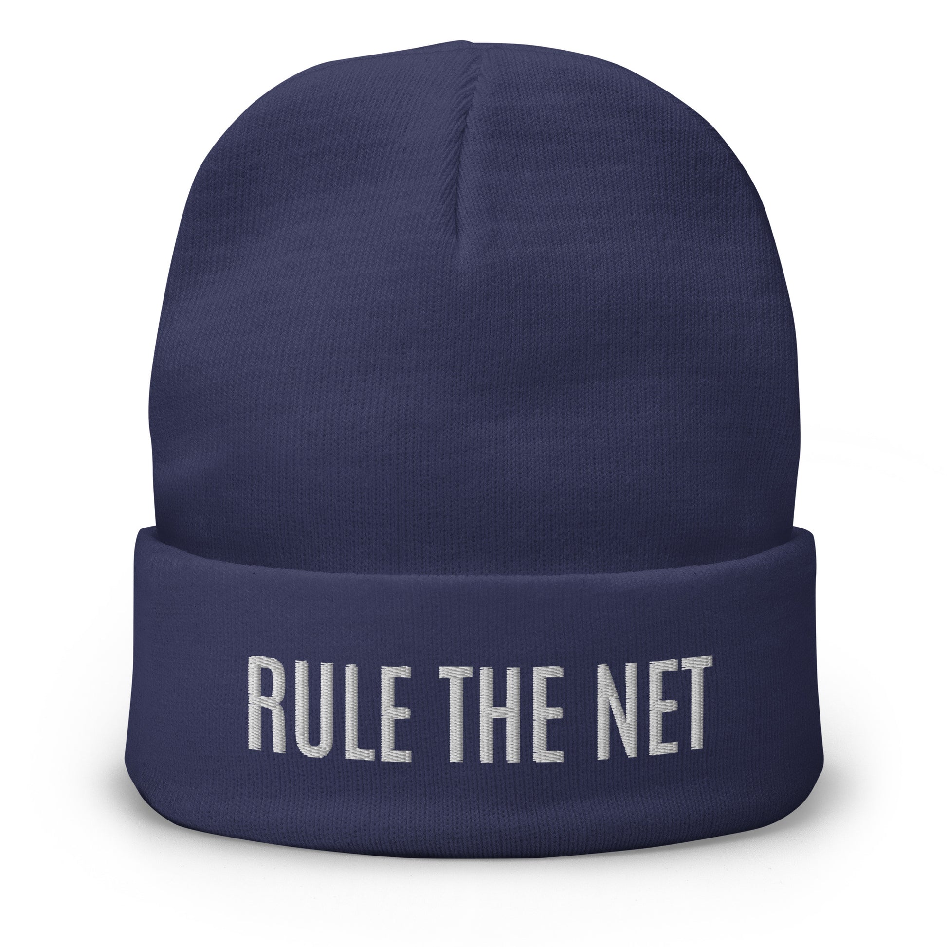 Rule The Net brand sports beanie for tennis, volleyball, and basketball teams, players, coaches, and fans.