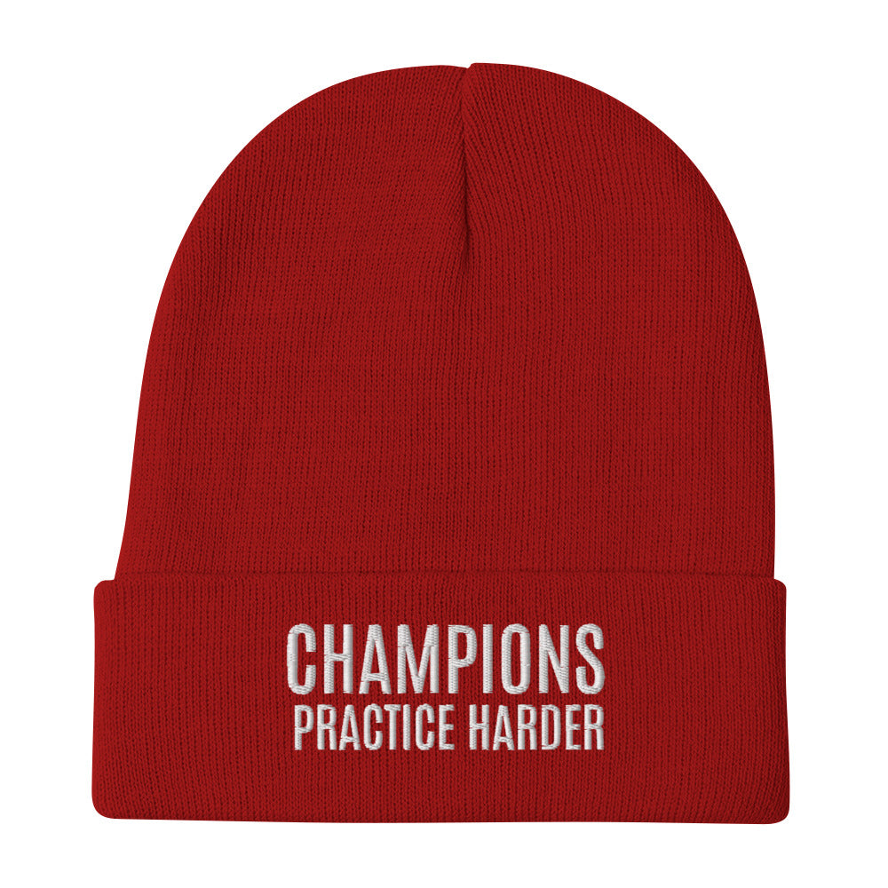 Champions Practice Harder™ Sports Beanie