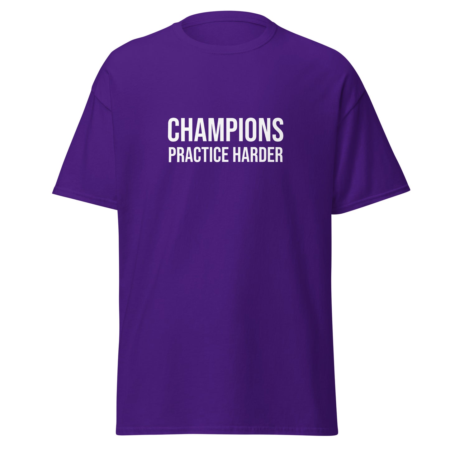 Champions Practice Harder™ Men's Sports Teams Tee