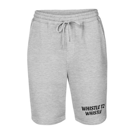 Whistle T2 Whistle men's fleece sports shorts are for teams, players, coaches, schools, and athletes.