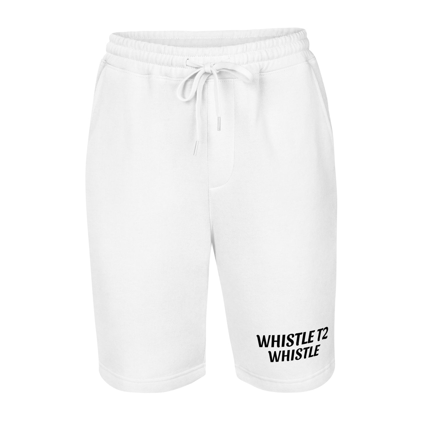 Whistle T2 Whistle men's fleece sports shorts are for teams, players, coaches, schools, and athletes.