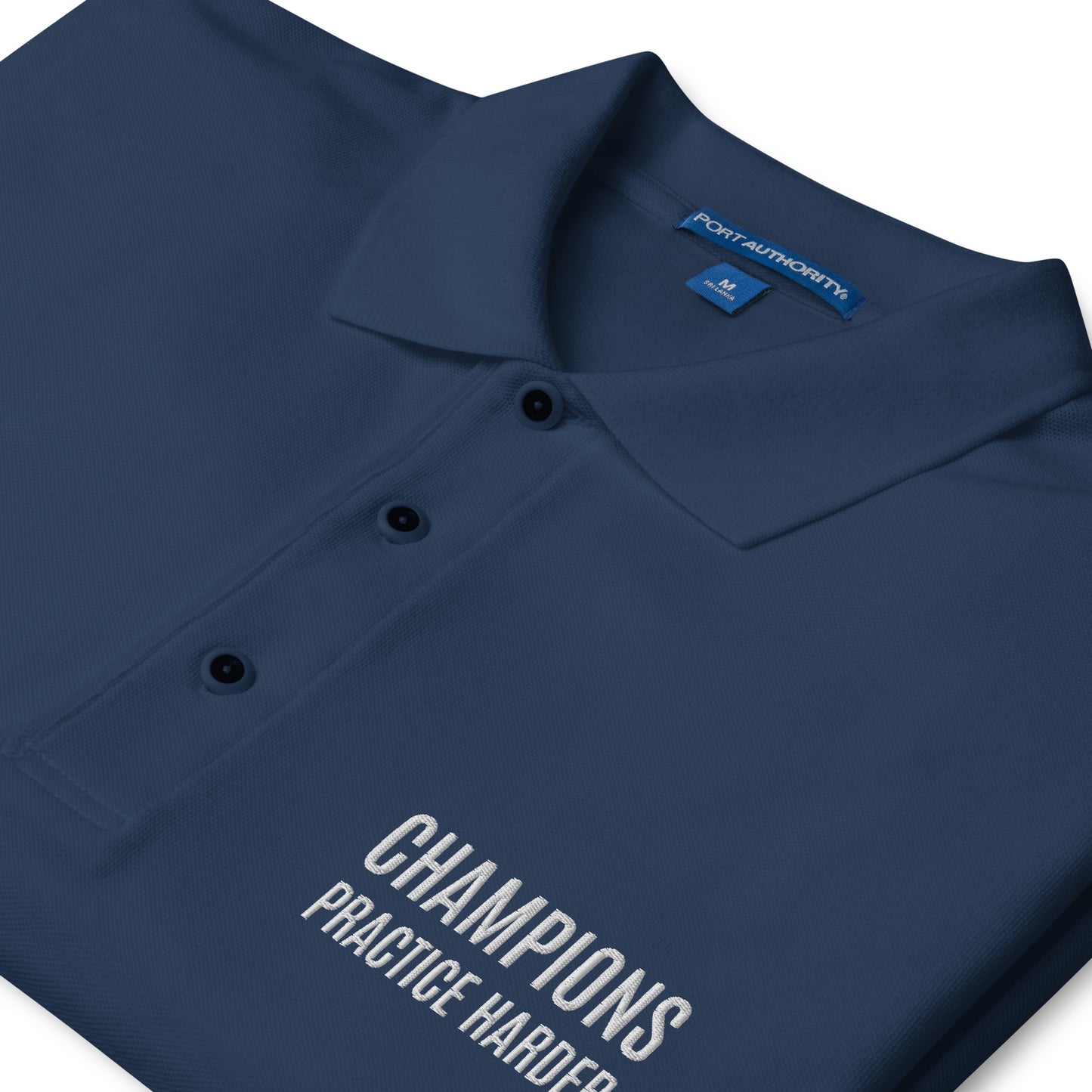 Champions Practice Harder™ Men's Sports Polo Shirt