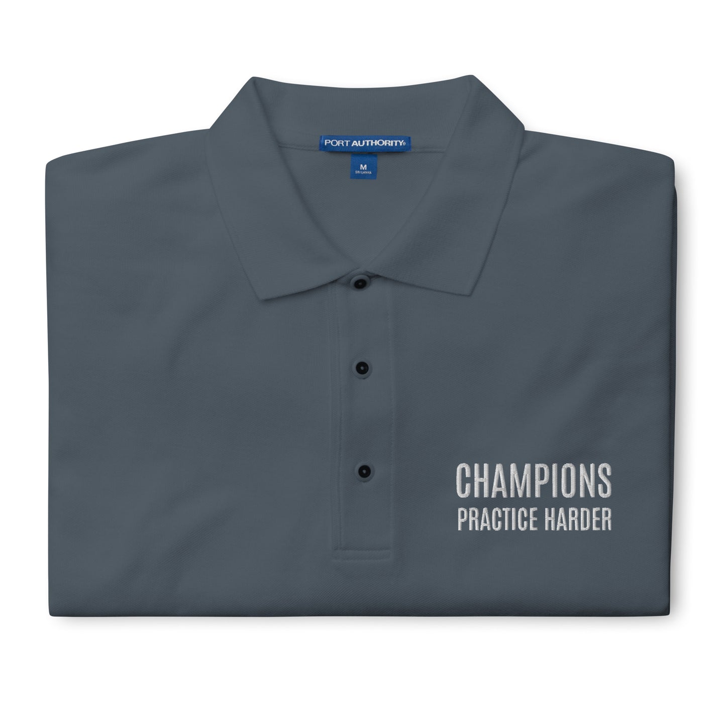 Champions Practice Harder™ Men's Sports Polo Shirt