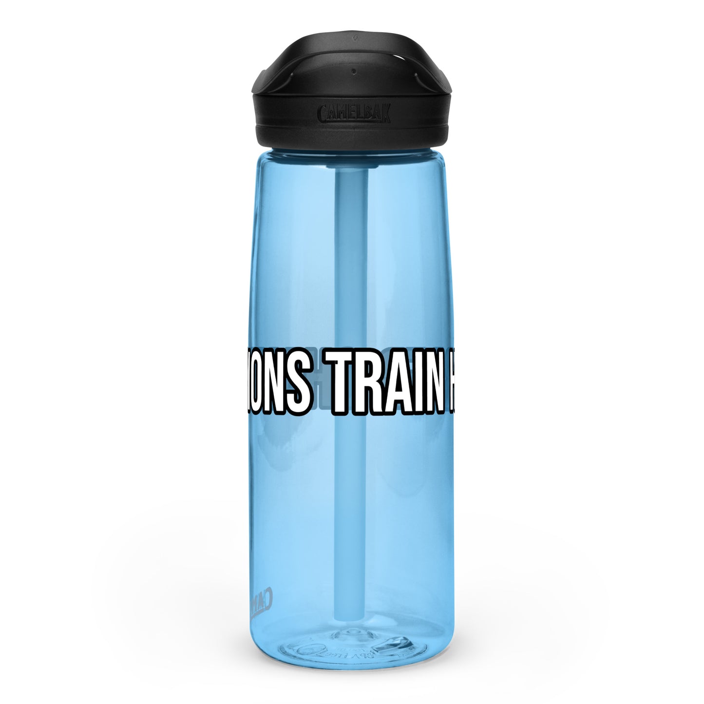 Champions Train Harder™ Sports Athletic Water Bottle