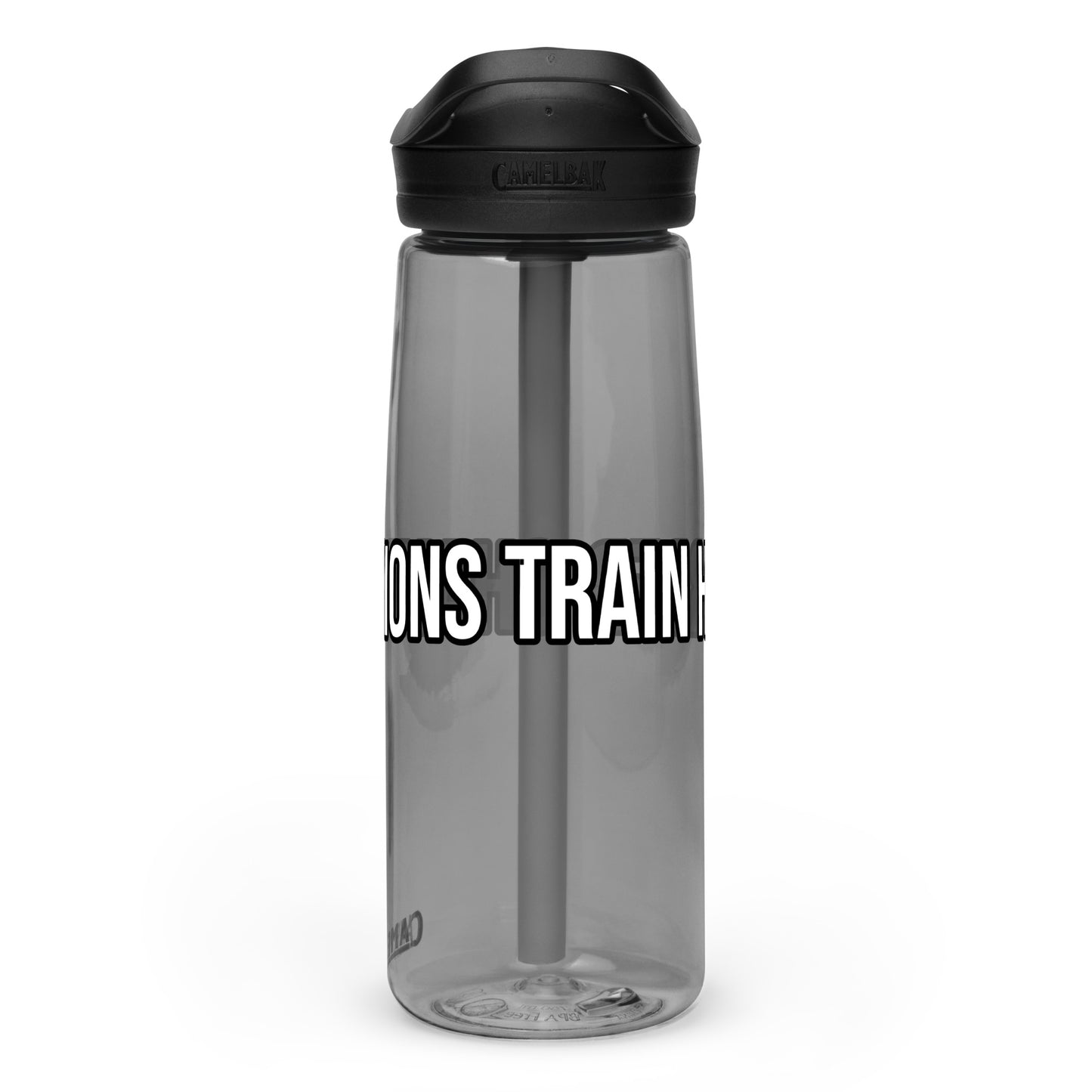 Champions Train Harder™ Sports Athletic Water Bottle